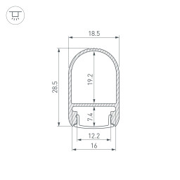 Профиль Arlight 054943