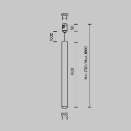 Светильник на шине Maytoni Technical TR156-1-5W3K-PT