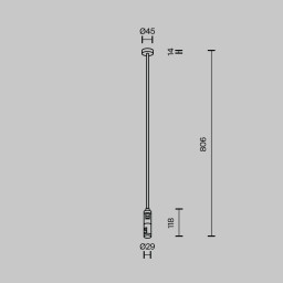 Стойка Maytoni TRA159C-D1-PT