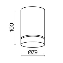 Накладной светильник Maytoni Technical C085CL-9W4K-W