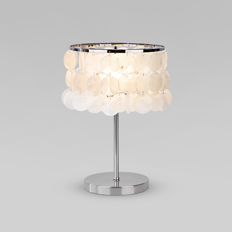 Настольная лампа Eurosvet 208101 хром/перламутр