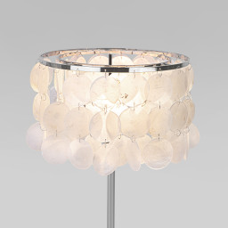 Настольная лампа Eurosvet 208101 хром/перламутр