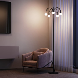 Торшер Eurosvet 90194 черный