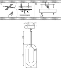 Подвесной светильник Fluorite FL1184-3P