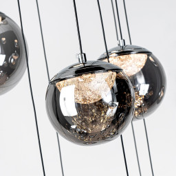 Подвесная люстра MODELUX ML.2338.25 BK-CR