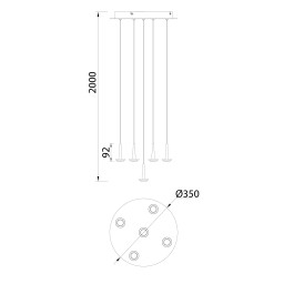 Каскадная люстра Mantra 8932