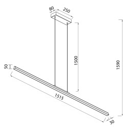 Линейный светильник Mantra 8961