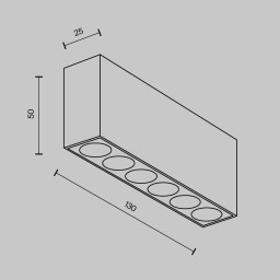 Линейный светильник Maytoni Technical C066CL-12W3-6K-W