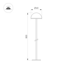 Садово-парковый светильник Arlight 050673