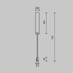Стойка Maytoni TRA159C-BB1-PT