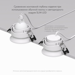 Влагозащищенный светильник Denkirs DK3103-WH