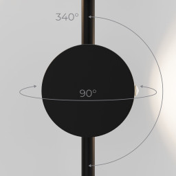 Бра Elektrostandard 40154/LED черный 4000K