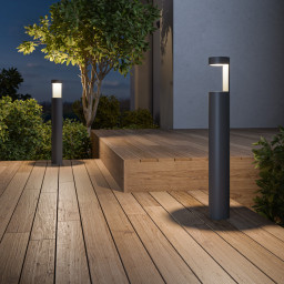 Садово-парковый светильник Elektrostandard 1640 TECHNO LED Nimbus Серый (35126/F)