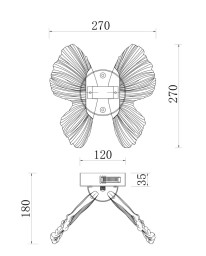 Бра Fluorite FL1103-1W2