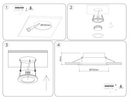 Встраиваемый светильник Ambrella Light TN6653