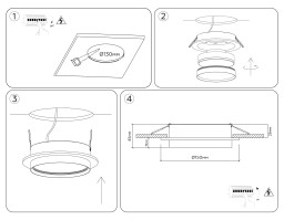 Встраиваемый светильник Ambrella Light TU5015