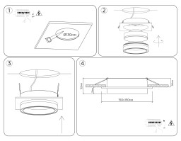 Встраиваемый светильник Ambrella Light TU5220