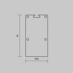 Заглушка профиля Maytoni Technical 642079