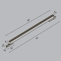 Светильник на шине Maytoni Technical TR193-1-20W4K-M-B