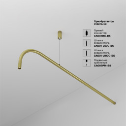 Бра Maytoni C104WL-3W3-6K-BS