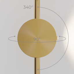 Бра Elektrostandard 40154/LED латунь 4000K
