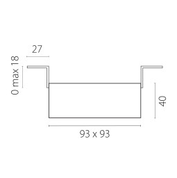 Встраиваемый светильник Lightstar G214507BMOD