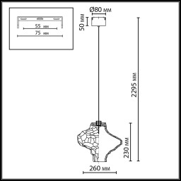 Подвесной светильник Odeon Light 5107/3LA