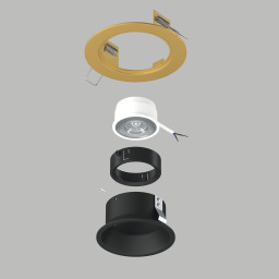 Встраиваемый светильник Lightstar D61307BMOD