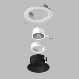 Встраиваемый светильник Lightstar D61607WMOD