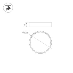 Антибликовая решетка Arlight 057150