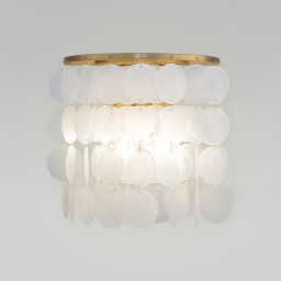 Бра Eurosvet 60084/2 латунь/перламутр