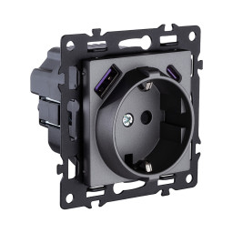 Розетка KOLLINGER AS-016GY