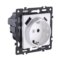 Розетка KOLLINGER AS-016WH