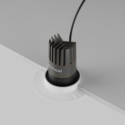 Встраиваемый светильник Maytoni Technical DL124-10W-2.7K-TRS-B