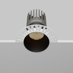Встраиваемый светильник Maytoni Technical DL122-15W-3K-TRS-B