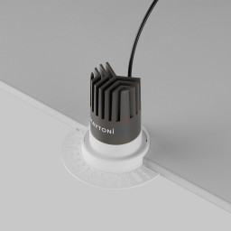 Встраиваемый светильник Maytoni Technical DL119-10W-3K-TRS-W