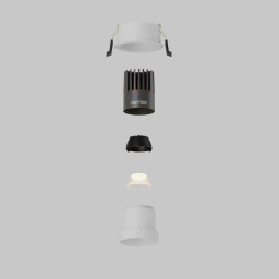 Встраиваемый светильник Maytoni DL116-10W-3K-W