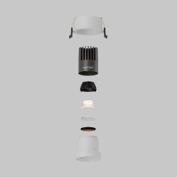 Встраиваемый светильник Maytoni DL116-10W-3K-W