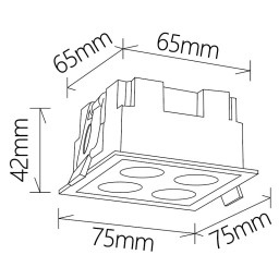Встраиваемый светильник Mantra 9130