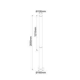 Садово-парковый светильник Mantra 9279