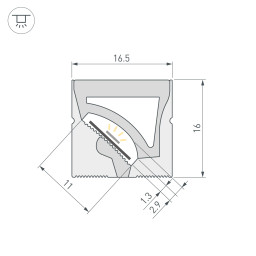 Профиль Arlight 059570