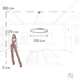 Подвесная люстра LOFT IT 10408/1000