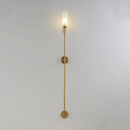 Бра Crystal Lux SIMPLY AP1.2 BRASS