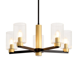 Люстра на штанге Freya FR2051CL-05BBS