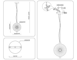 Подвесной светильник Ambrella Light LH31147