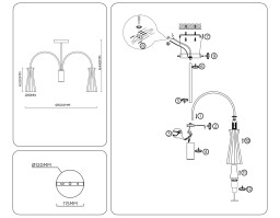 Люстра на штанге Ambrella Light LH55701