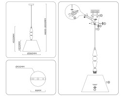 Подвесной светильник Ambrella Light LH75250