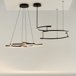 Люстра на штанге Maytoni MOD016PL-L52BK