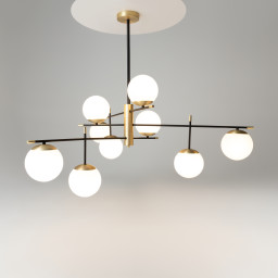 Люстра на штанге Maytoni MOD048PL-09G