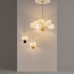 Люстра на штанге Maytoni MOD360PL-08BS